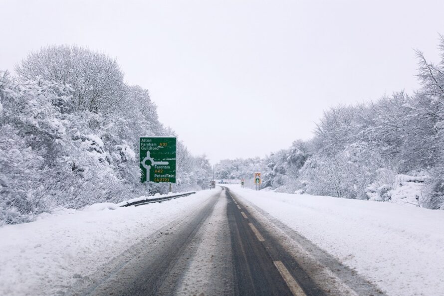 Ice Watch motorway gritting