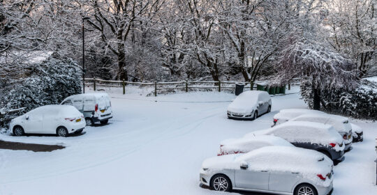 snowy-carpark